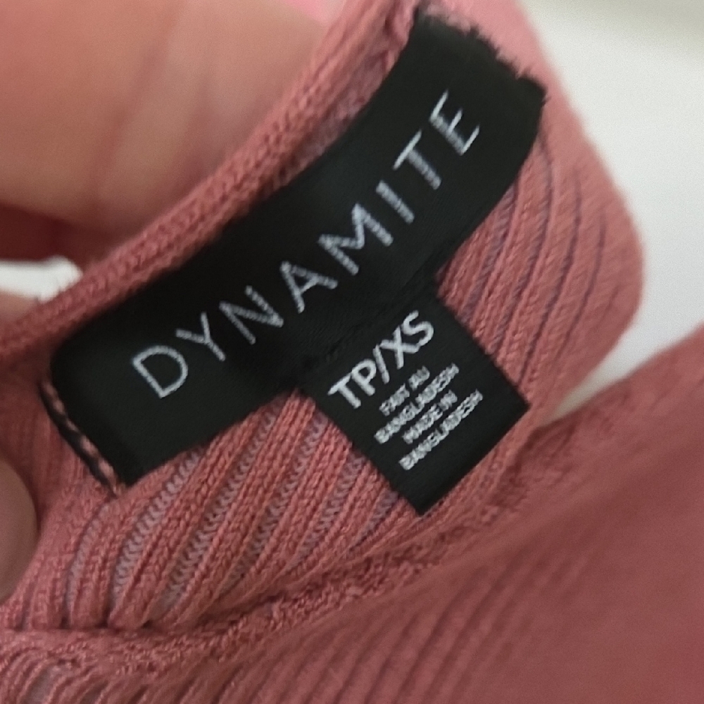Dynamite Ribbed Bodysuit Size XS - Picture 2 of 2